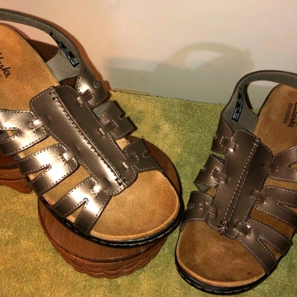Clarks Sandals brown 9W